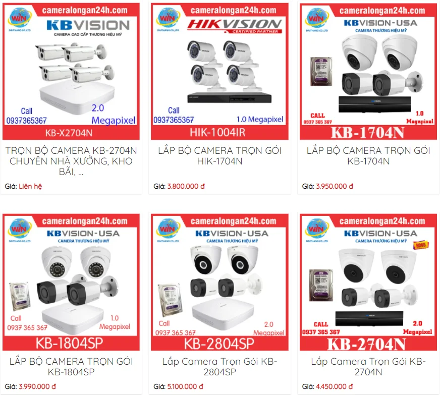 Các sản phẩm mà đơn vị này đang cung cấp