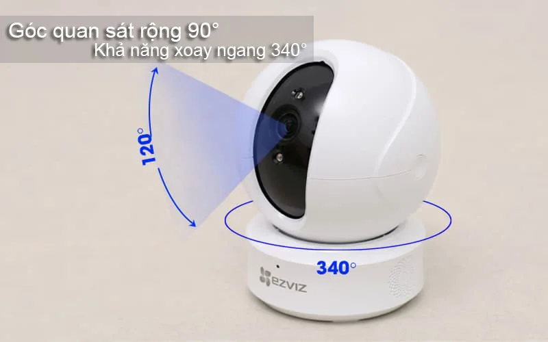 Ezviz C6CN CS-CV246 khả năng xoay linh hoạt