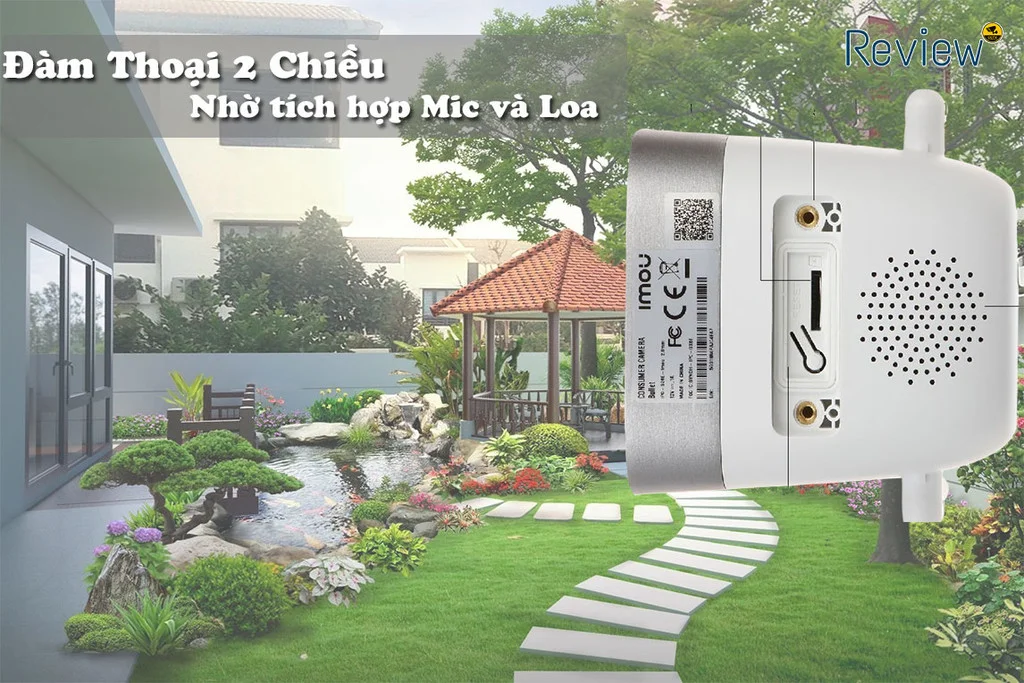 Tính năng đàm thoại 2 chiều Camera Wifi iMOU G26EP 1080p 