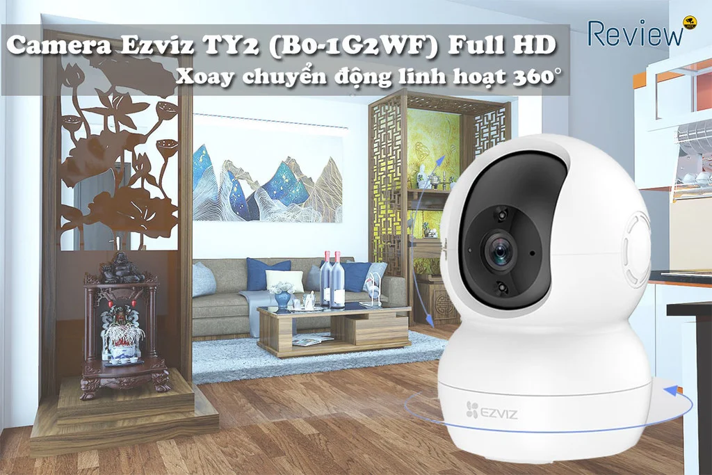Camera IP Wifi Ezviz Full HD - Xoay 360