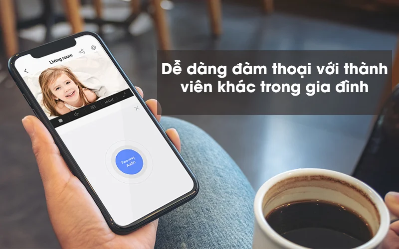 Đàm thoại 2 chiều trên camera CS-C1HC wifi