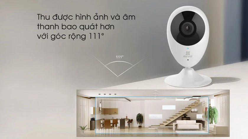 Camera quan sát Ezviz C2C cho tầm nhìn 111 độ