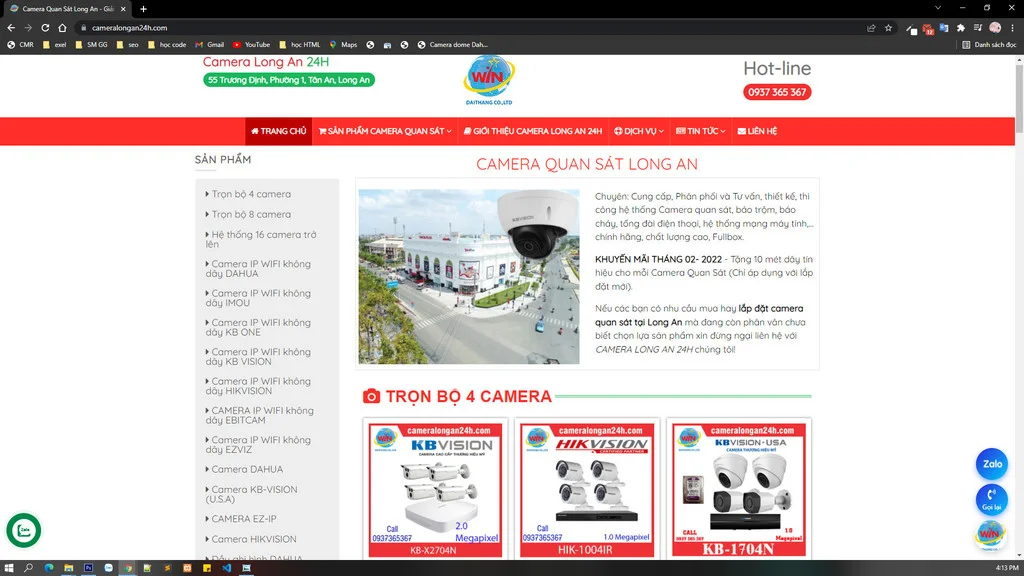 Giới thiệu về công ty Camera Long An 24H