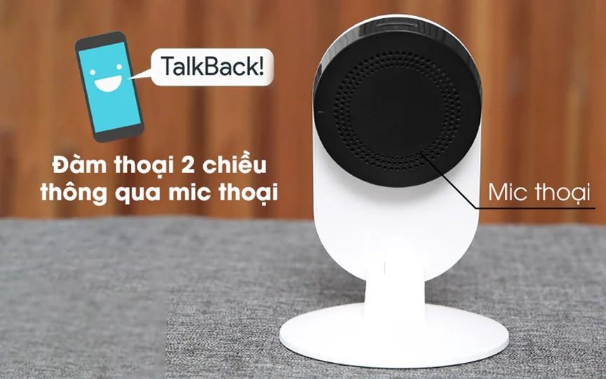 Tính năng đàm thoại 2 chiều vô cùng tiện lợi